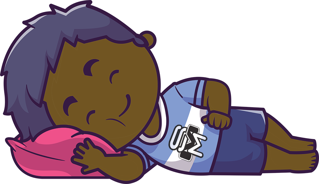 Sleeping Black Boy - SMM - Special Mix Media