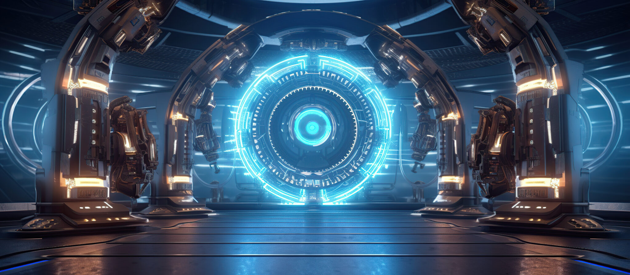 Blue Space Background - Special Mix Media - SMM